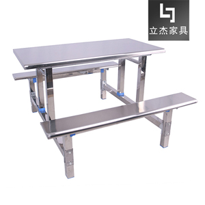学校公司食堂整套不锈钢餐桌椅DF-12